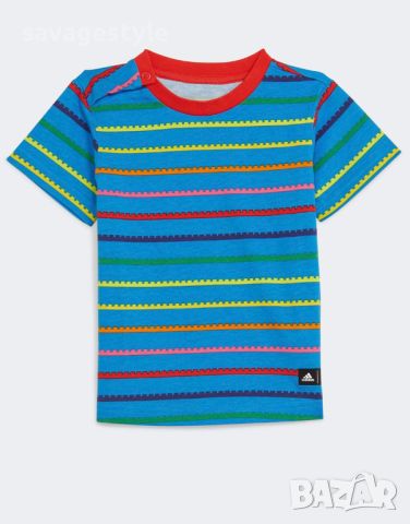 Детски спортен екип ADIDAS x Classic Lego Tee And 3/4 Pants Set Blue/Red, снимка 2 - Детски комплекти - 46071064