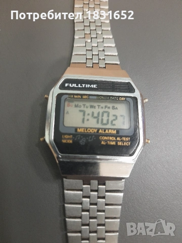 Стар електронен часовник, снимка 5 - Мъжки - 53929647