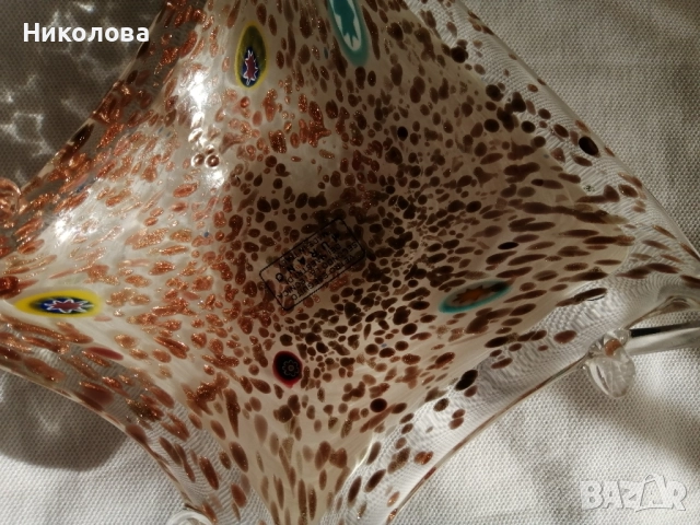 Стъклена поставка, снимка 3 - Декорация за дома - 51943952