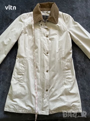 BARBOUR COTTON TOUCH HAMPSHIRE Дамско яке водустойчиво рз 12/M, снимка 12 - Якета - 47971319