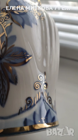 Порцеланова ваза СССР *Кисловодски завод за порцелан-Феникс* , снимка 9 - Вази - 54187675