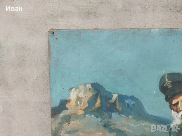 Голяма Маслена картина Самарското знаме, снимка 6 - Антикварни и старинни предмети - 52369926