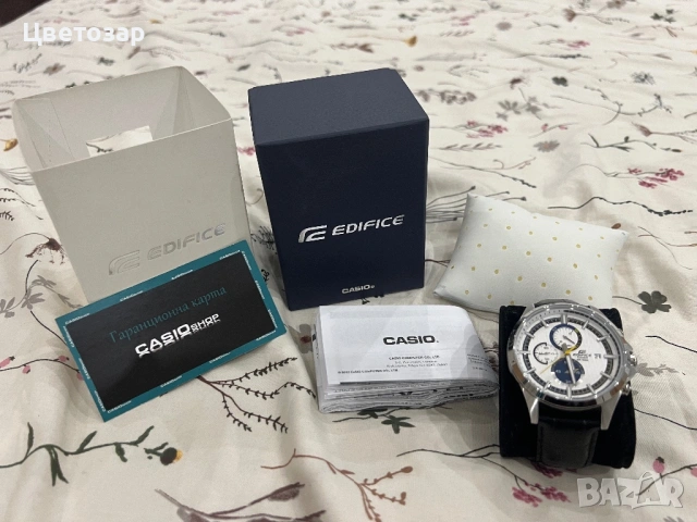 Casio EDIFICE мъжки часовник, снимка 9 - Мъжки - 53211423