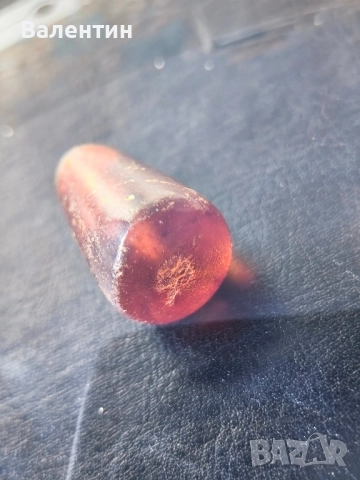 Кехлибарена висулка , снимка 3 - Антикварни и старинни предмети - 52360705