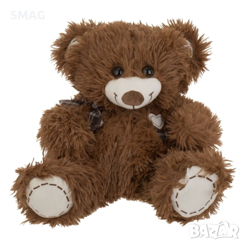 Плюшено мече с каре сърце за Свети Валентин 38 см_1245397