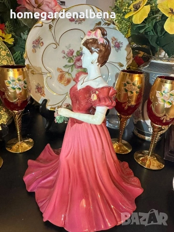 ✨ Колекционерска порцеланова фигурка Coalport England “Jenny” (1997), снимка 6 - Колекции - 54288870