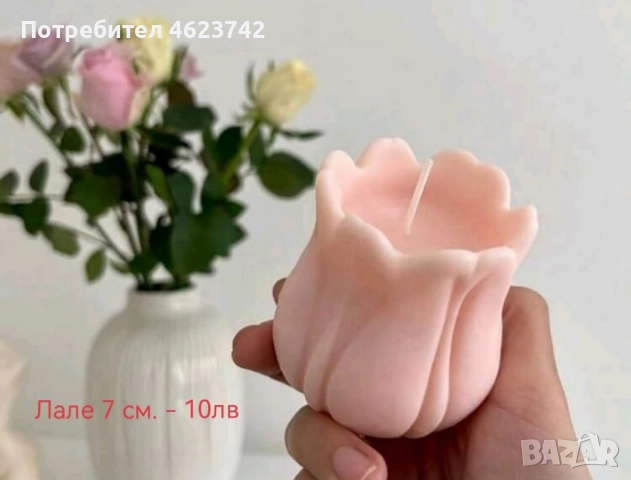 Нови силиконови форми за свещи, снимка 3 - Други - 52558016