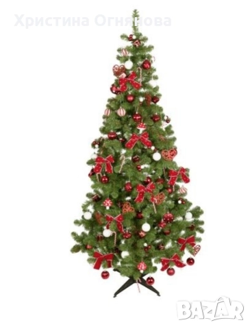 Коледно борче със зелени връхчета, снимка 4 - Декорация за дома - 52649103