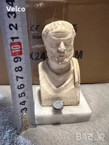 мраморна статоетка Аристотел, снимка 6 - Антикварни и старинни предмети - 51205896