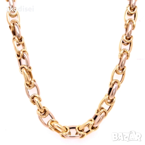 Златен синджир 45,45гр. 62,0см. 14кр. проба:585 модел:34881-1, снимка 2 - Колиета, медальони, синджири - 52248335