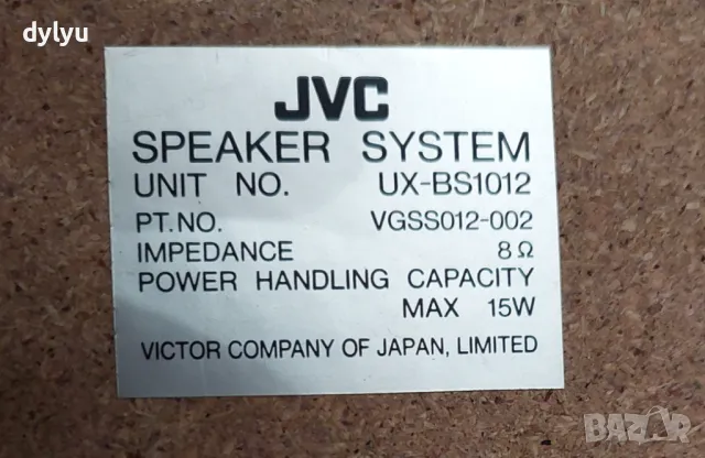 Продавам JVC UX-T3 (UX-RT3), снимка 5 - Аудиосистеми - 48474739