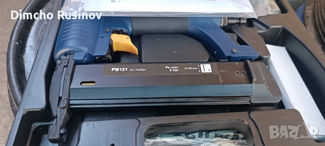 Продавам Пневматичен, професионален пистолет за пирони.--Оригинален Шведски.От 15---50мм, снимка 5 - Друга електроника - 51778166