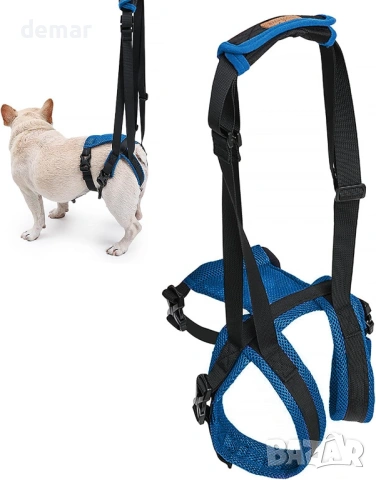 MIGHTYDUTY Колан за повдигане на кучета за задни крака, регулируем, XL