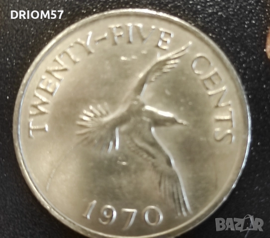Монети Бермуда - 2 бр. [1970], снимка 4 - Нумизматика и бонистика - 52185954