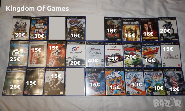 Игри за PS2 GTA 3/Vice City/Gran Turismo 4 Prologue/Turok/SSX 3/Hitman/007/Soul Calibur2