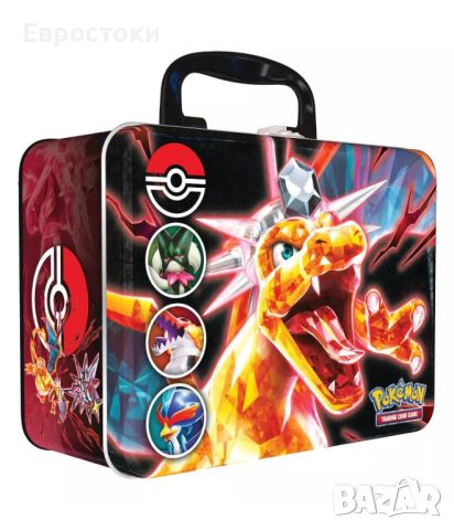 Pokemon Trading Card Game 2023 FALL Collector's Chest Tin Set, снимка 1 - Колекции - 45343776