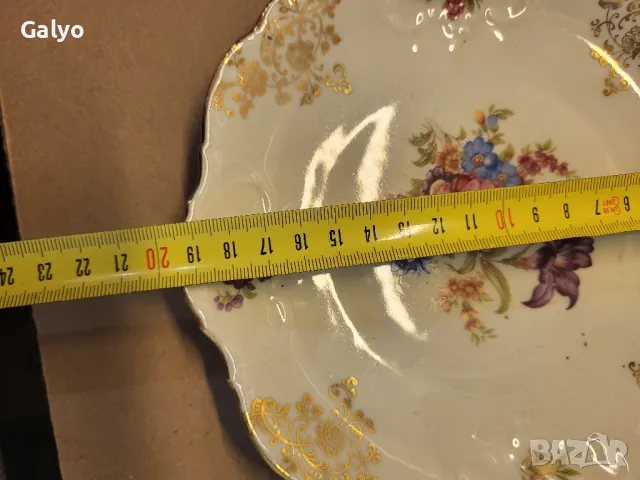 Антични, Порцеланови красиви чинии Decor Belle Rose Marco Polo , снимка 7 - Антикварни и старинни предмети - 50354682