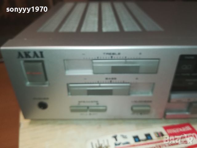 AKAI AM-A301 AMPLIFIER-MADE IN JAPAN-ВНОС SWISS 0807241822, снимка 6 - Ресийвъри, усилватели, смесителни пултове - 46514872