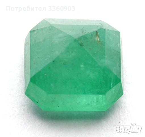 Сертифициран естествен-Зелен изумруд (смарагд) - 1.29 карата , снимка 7 - Други - 54212108