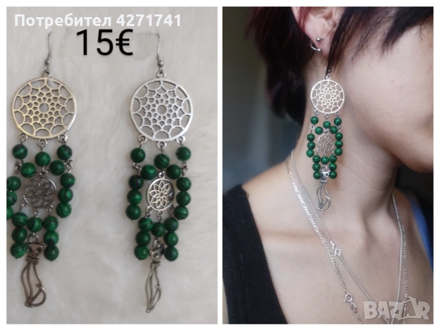 Ръчно изработени бижута с кауза, снимка 3 - Бижутерийни комплекти - 53196742