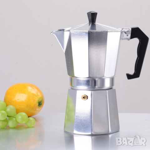 Алуминиева кафеварка за кафе за 6 кафета, снимка 4 - Кафемашини - 46433959