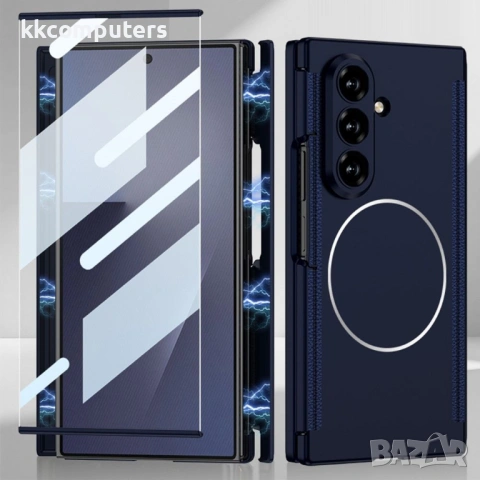 GKK магнитен калъф с протектор и двойна магнитна панта за Samsung Galaxy Z TriFold 5G, снимка 2 - Калъфи, кейсове - 53451256