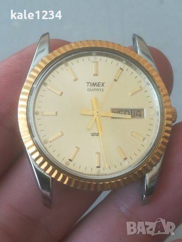 Часовник TIMEX quartz. Day date. Vintage watch. , снимка 2 - Мъжки - 45962285