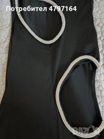 Дълга официална рокля с детайли , снимка 2 - Рокли - 54196238