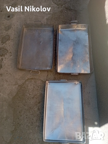 Тава хром Силистра от соца 40см на 60см на 8см дълбочина , снимка 4 - Съдове за готвене - 54108724