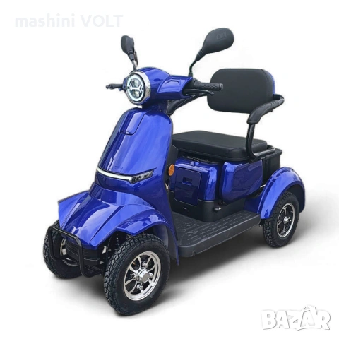 Двуместна електрическа четириколка Volt Electric Comfort DUO, 2000W, 60V, 20Ah, CE сертификат, снимка 2 - Инвалидни скутери - 54007064