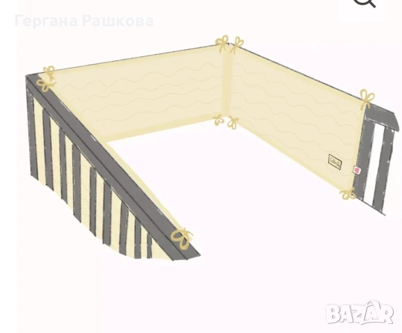 Обиколник за детско креватче, снимка 4 - Бебешки легла и матраци - 53887105