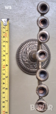 Еврейски свещник - Менора, снимка 2 - Антикварни и старинни предмети - 53905422