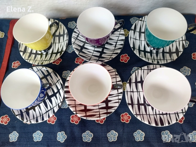 Royal Albert South Pacific - рядък сервиз, снимка 12 - Чаши - 52199669