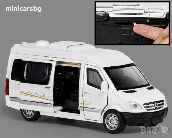 Метални колички - микробус: Mercedes-Benz Sprinter, снимка 7 - Колекции - 45840118