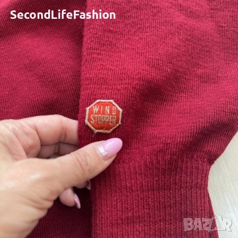 Винтидж мъжки пуловер Belika Golfers Windstopper, червен, размер 54, снимка 7 - Суичъри - 52656742