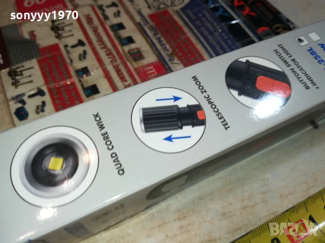 LED ФЕНЕР-USB ЗАРЯД 0309251944, снимка 6 - Лед осветление - 51596662