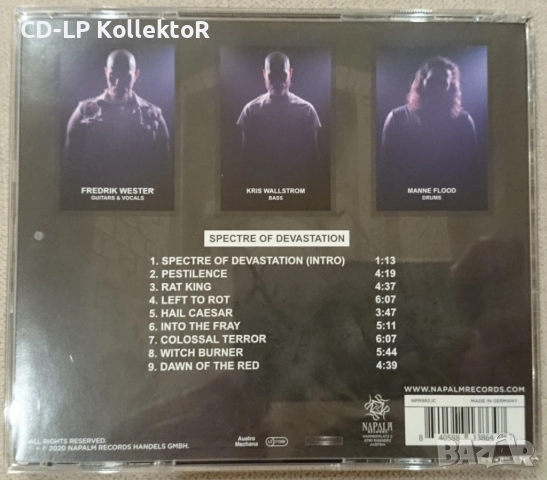 CD за продан (Warfect - Spectre of Devastation), снимка 2 - CD дискове - 52255411