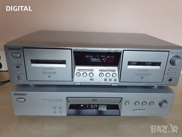 Компактдиск и касетен дек Sony