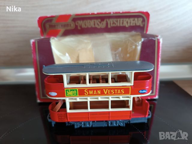 Колекционерска количка Preston Type Tramcar (Y-15) SWAN VESTAS Matchbox Models of Yesteryear , снимка 3 - Колекции - 45635535