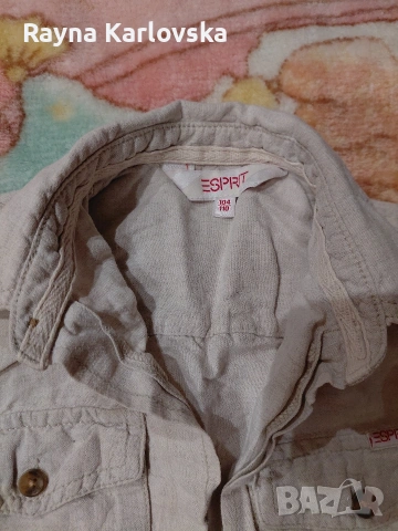 Елечета, блузка и ленена ризка за 4-6год., снимка 14 - Детски Блузи и туники - 53901915