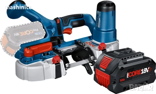 Акумулаторен банциг лентов GCB 18V-63 1xProCORE 8.0Ah+ Bosch, снимка 1