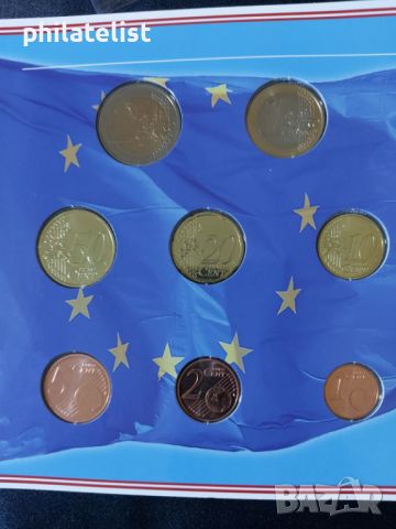 Австрия 2002 - Комплектен банков евро сет от 1 цент до 2 евро, снимка 3 - Нумизматика и бонистика - 45604762