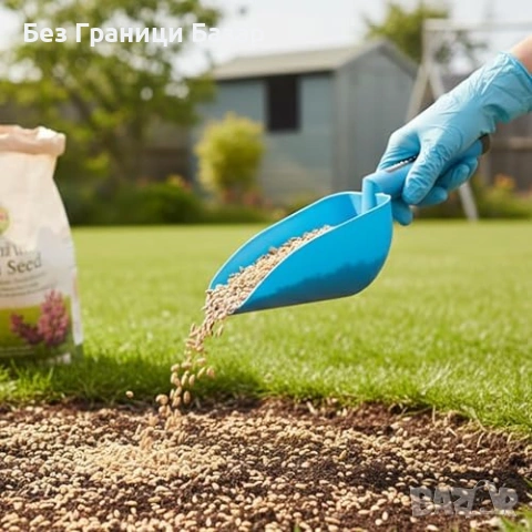 Нова лека Пластмасова лопатка за почва компост семена пясък синя, снимка 5 - Други стоки за дома - 54045324