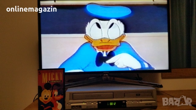 Видеокасета " Мики,Плуто,Гуфи,Доналд и компания " VHS, снимка 6 - Други жанрове - 54101134