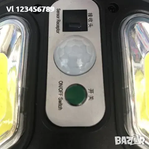 LED СОЛАРНА ЛАМПА- LB1288 B - 120 SMD, снимка 4 - Соларни лампи - 49592070