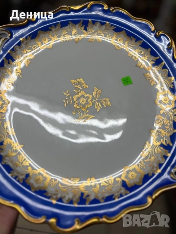 Елегантна порцеланова чиния Изисканост и класически стил с тази прекрасна порцеланова чиния. , снимка 9 - Чинии - 51764024