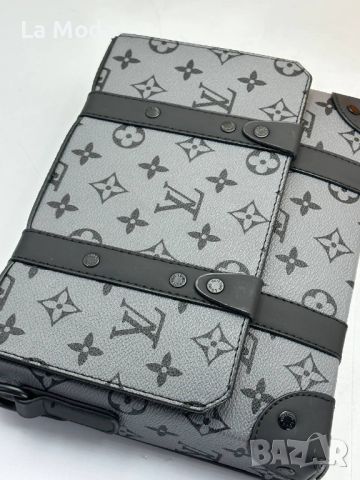 Мъжка чанта Louis Vuitton сива звезда капак , снимка 4 - Чанти - 45413720