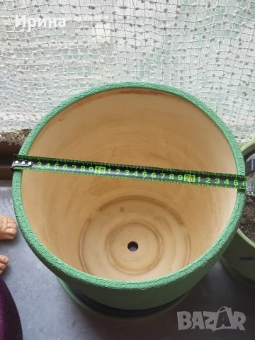 Керамични саксии за цветя за 8 литра, снимка 4 - Саксии и кашпи - 51385072