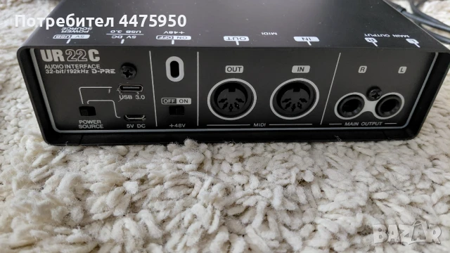 USB аудио интерфейс Steinberg UR22C, снимка 3 - Други - 50811319