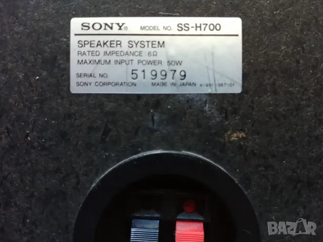 тонколони SONY SS-H700, снимка 4 - Тонколони - 48602150